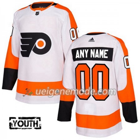 Kinder Eishockey Philadelphia Flyers Custom Adidas 2017-2018 Weiß Authentic